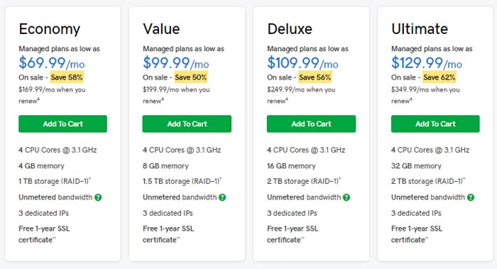 GoDaddy Dedicated Hosting Plans GoDaddy Coupon Codes for Dedicated Hosting