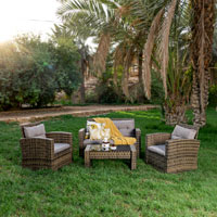 4 Piece Wicker Patio Set | Nice