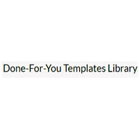 Done For You Templates Library : Mastering Book Publishing