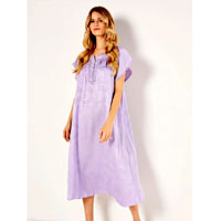 Midi Nightgown With Lace | Bloomingwear.com