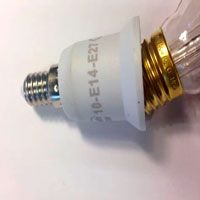 E14/E27 Base Adapter - Ampoulepascher