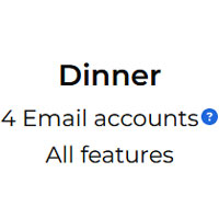 Monthly Dinner Plan - SaneBox Monthly Dinner Plan - SaneBox