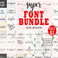 Super Big Collection Font Bundle | Fontbundles.net