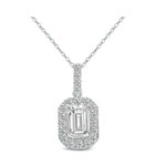 1 Carat TW Emerald Cut Halo - Szul