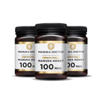 100 MGO Manuka Honey 500g 3 Pack : Manukadoctor.co.uk