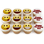 12 Birthday Emoji Cupcakes | Bakerdays