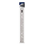 12 In Clear Plastic Ruler : Bazic