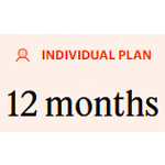 12 Months Individual Plan : Babbel
