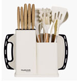 17pcs Cream Silicone Cooking Utensil , Nuovva