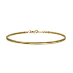 18K Yellow Gold Bangle | ChowSangSang