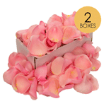 2 Boxes Pink Rose Petals - InterRose