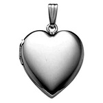 2-Picture Heart Locket | Picturesongold.com