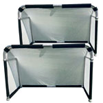 4ft Aluminium Folding Football Goals , Sport And Leisure UK