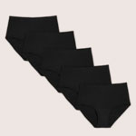 5 Pack Organic Cotton Panties : Tena