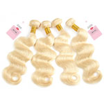 613 Blonde Virgin Hair Bundles Body Wave , West Kiss