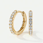 9ct Yellow Gold Earrings | Created Brilliance