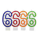 Birthday Candle Number 6 : OnsMagazijnNL