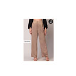 Brown High Rise Straight Pants