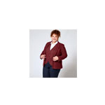 Burgundy Tweed Blazer