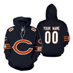 Chicago Bears Hoodie 2025 Pullover , Printerval