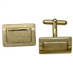 Cufflinks 333 Yellow Gold Ice Matte - Goettgen