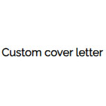 Custom Cover Letter