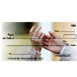 Custom Wedding Hand Big Checks