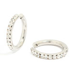 Diamante Hinge Hoop Earrings : Lovisa