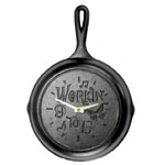 Dolly Parton 9 to 5 Skillet Clock | Lodge Cast Iron