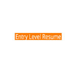 Entry Level Resume