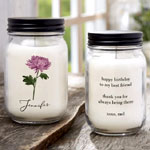 Farmhouse Candle Jar - Personalization Mall