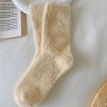 Fluffy Socks In Pastel Colors - Zolaro