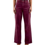 High Rise Frayed Wide Leg Pants - RFM Denim