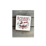 Homegrown Holidays Wooden Sign
