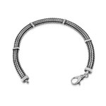 Italian Silver Bracelet For Men : VY Jewelry