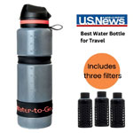 Large Water Purifier Bottle : WaterToGoFilterBottle