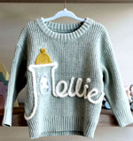 Name Knitted Cotton Jumper Shirt : Studio Hop