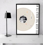 Personalised Song Lyrics Art Print : Studio Hop