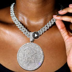Prong Cuban Chain Letters Necklace