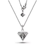 Silver Deco Diamond Necklace : PleasanceAndHarper