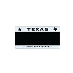 Small Star Black Plate