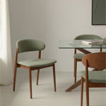 Solid Walnut Wood Chair : Kenay Home