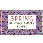 Spring Printable Pattern Bundle