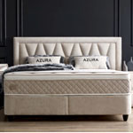 Storage Boxspring Azura Beige - Bedworld