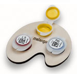 Triple Paint Palette For Paint Pots | Malango
