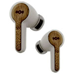 Wireless Cream and White Earbuds | SmarttekTrading