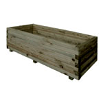 Wooden Rectangular Flower Box | Intergardshop.de Wooden Rectangular Flower Box | Intergardshop.de