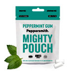 Xylitol Gum 50g Mighty Pouch Pack of 6 | Peppersmith 