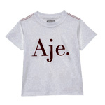 Amia Kids Embroidered Logo Tee - AjeROW