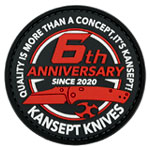 6th Anniversary EDC Velcro - Kansept Knives